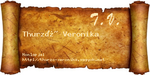 Thurzó Veronika névjegykártya